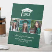 Green College University 3 Foto Afstuderen Reclamebord Met Voetstuk (Insitu)