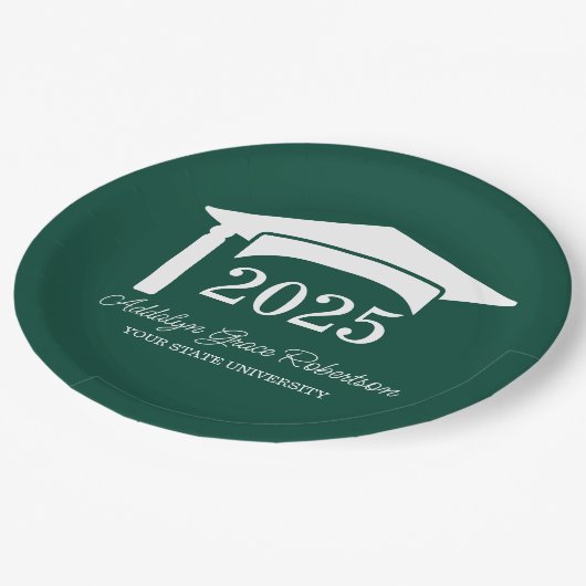 Green College University Pet Class van 2025 Papieren Bordje (Gekanteld)