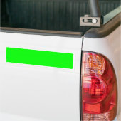 Green Color Gepersonaliseerd Designer Bumpersticker (Op Truck)