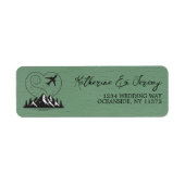 Green Colorado Passport Etiket (Voorkant)