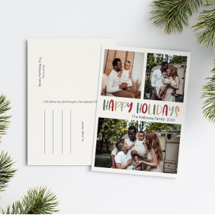 Green Colorful Prettige feestdagen Bold Three Foto