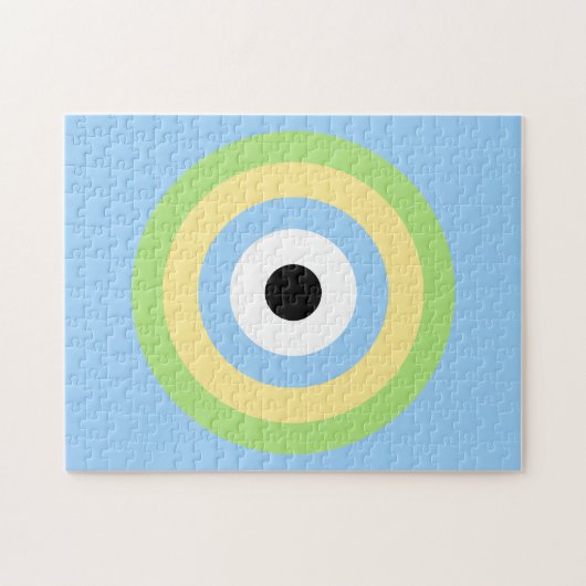 Green Combination Bullseye van Shirley Taylor Legpuzzel (Horizontaal)