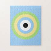 Green Combination Bullseye van Shirley Taylor Legpuzzel (Verticaal)