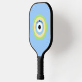 Green Combination Bullseye van Shirley Taylor Pickleball Paddle (Links)
