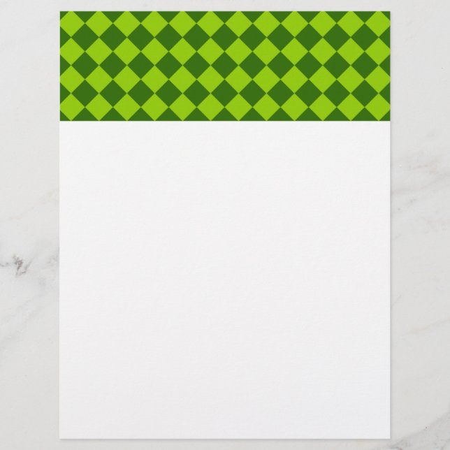 Green Combination Diamond Pattern van STaylor (Voorkant)