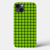 Green Combination Diamond Pattern van STaylor Case-Mate iPhone Case (Achterkant)