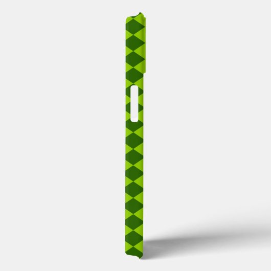 Green Combination Diamond Pattern van STaylor Case-Mate iPhone Case (Achterkant / Rechts)