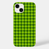 Green Combination Diamond Pattern van STaylor Case-Mate iPhone Case (Achterkant)