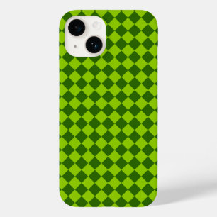 Green Combination Diamond Pattern van STaylor Case-Mate iPhone 14 Hoesje
