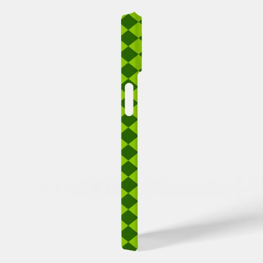 Green Combination Diamond Pattern van STaylor Case-Mate iPhone Case (Achterkant / Rechts)