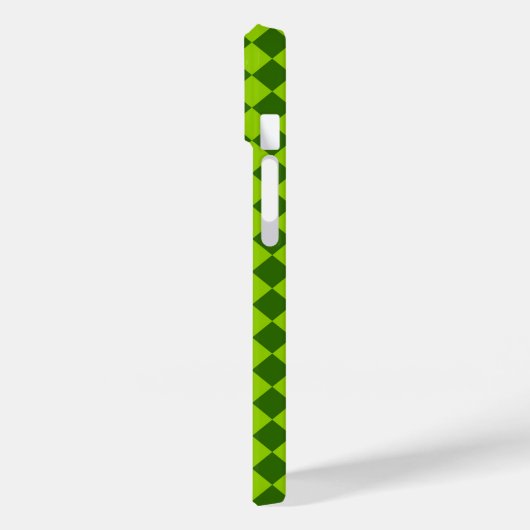 Green Combination Diamond Pattern van STaylor Case-Mate iPhone Case (Achterkant / Links)