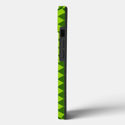 Green Combination Diamond Pattern van STaylor Case-Mate iPhone Case (Achterkant / Links)