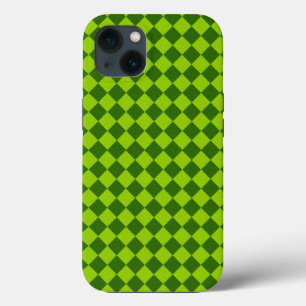 Green Combination Diamond Pattern van STaylor Case-Mate iPhone Case
