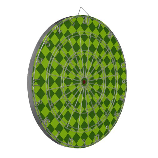 Green Combination Diamond Pattern van STaylor Dartbord (Voorkant Links)