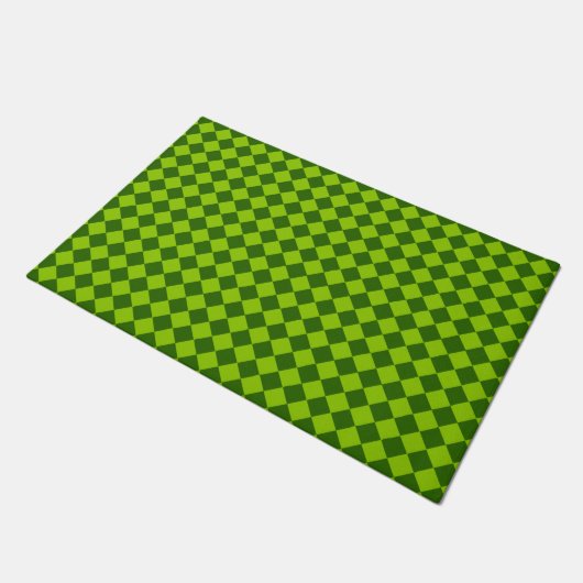 Green Combination Diamond Pattern van STaylor Deurmat (Schuin)