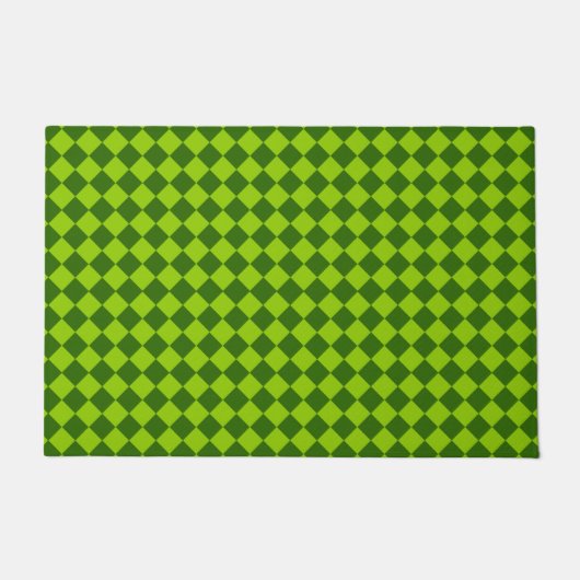 Green Combination Diamond Pattern van STaylor Deurmat (Voorkant)