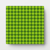 Green Combination Diamond Pattern van STaylor Fotoplaat (Voorkant)