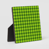 Green Combination Diamond Pattern van STaylor Fotoplaat (Voorkant)