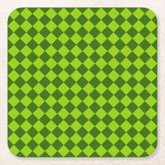 Green Combination Diamond Pattern van STaylor Kartonnen Onderzetters (Voorkant)