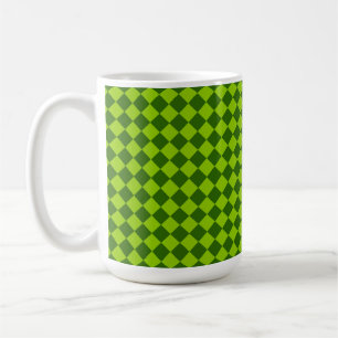 Green Combination Diamond Pattern van STaylor Koffiemok