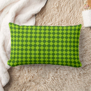 Green Combination Diamond Pattern van STaylor Kussen