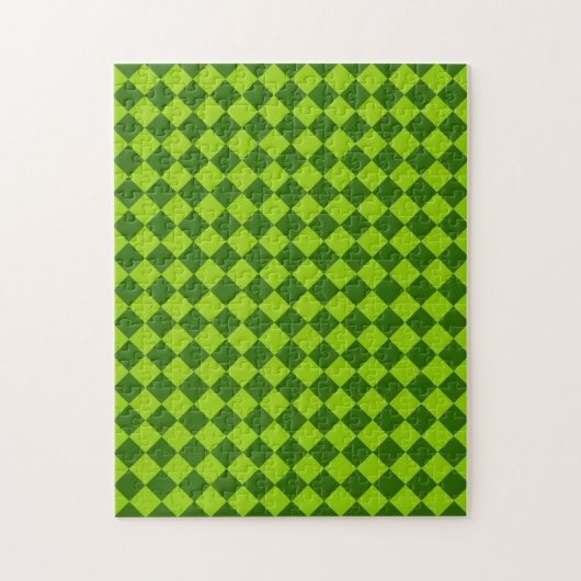 Green Combination Diamond Pattern van STaylor Legpuzzel (Verticaal)