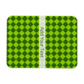 Green Combination Diamond Pattern van STaylor Magneet (Horizontaal)