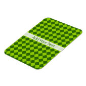 Green Combination Diamond Pattern van STaylor Magneet (Linkerzijde)