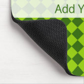 Green Combination Diamond Pattern van STaylor Muismat (Hoek)