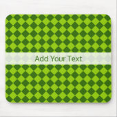 Green Combination Diamond Pattern van STaylor Muismat (Voorkant)