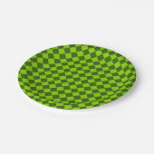 Green Combination Diamond Pattern van STaylor Papieren Bordje (Gekanteld)
