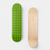 Green Combination Diamond Pattern van STaylor Persoonlijk Skateboard (Voorkant)