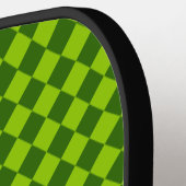 Green Combination Diamond Pattern van STaylor Pickleball Paddle (Links Detail)