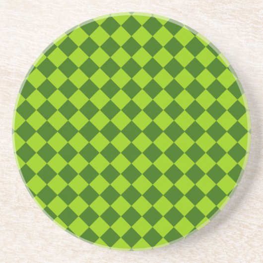 Green Combination Diamond Pattern van STaylor Zandsteen Onderzetter (Voorkant)