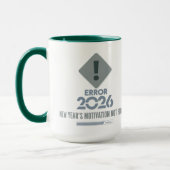 Green Combo Funny Error 2026 Two-Tone Mug Mok (Links)
