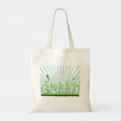 Green Concept Canvas tas (Achterkant)