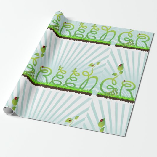 Green Concept Wrapping Paper Cadeaupapier (Uitgerold)