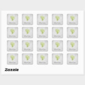 Green Conch Shell Dank u Stickers (Vel)