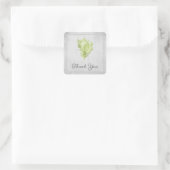 Green Conch Shell Dank u Stickers (Tas)