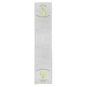 Green Conch Shell Short Table Runner Korte Tafelloper (Voorkant)