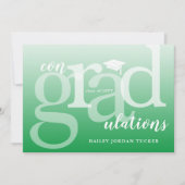 Green ConGRADulances Afstuderen Gefeliciteerd (Voorkant)