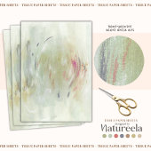 Green Contemporary Abstract Decoupage Tissue Paper Tissuepapier