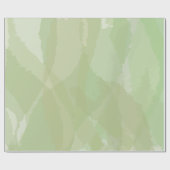 Green, cool, trendy watercolor abstract pattern cadeaupapier (Vlak)