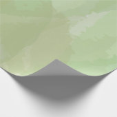 Green, cool, trendy watercolor abstract pattern cadeaupapier (Hoek)