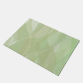 Green, cool, trendy watercolor abstract pattern deurmat (Schuin)