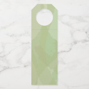 Green, cool, trendy watercolor abstract pattern flessenhanger
