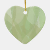 Green, cool, trendy watercolor abstract pattern keramisch ornament (Voorkant)