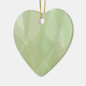 Green, cool, trendy watercolor abstract pattern keramisch ornament (Links)