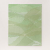 Green, cool, trendy watercolor abstract pattern legpuzzel (Verticaal)