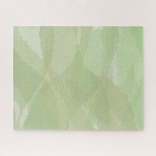 Green, cool, trendy watercolor abstract pattern legpuzzel
